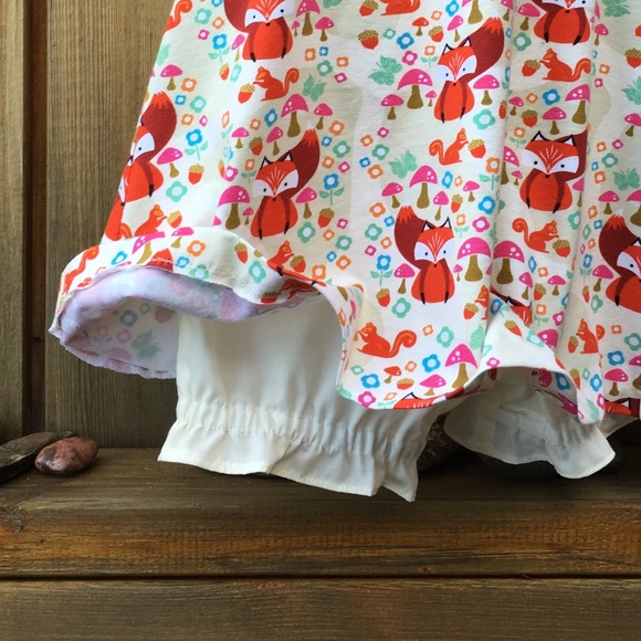 Designer Fabric by Riley Blake, FOX PRINT FABRIC/Jersey Knit - Picture 5 of 5